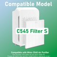 thumbnail image 3 of C545 True HEPA Replacement Filter S Compatible with Winix C545 Air Purifier, Replaces Part # 1712-0096-00 and 2522-0058-, 3 of 7