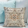 thumbnail image 5 of Boho Throw Pillow Covers 16x16 inch Set of 2 Ethnic Floral Cotton Short Plush Square Cushion Cover Standard Pillowcase for Men Women Home Decorative Sofa Armchair Bedroom Livingroom, 5 of 6