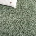 thumbnail image 6 of SAFAVIEH Lindsay Deborah Solid Polyester Shag Area Rug, Green, 9' x 12', 6 of 7