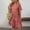 Pink, variant on Women Dresses Polka Dot Flounce Smock Dress for Casual Everyday Wear Women’s Casual Tennis Dress Pink XXL