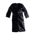 thumbnail image 3 of jiaping 1/12 Long Coat Fashion Notch Lapel Miniature Windproof Overcoat, Open Front Coat black, 3 of 8
