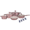 thumbnail image 1 of Batería de cocina Kochstelle Serenity Rosa Oro Antiadherente Mármol 9 piezas KOCHSTELLE Serenity, 1 of 10