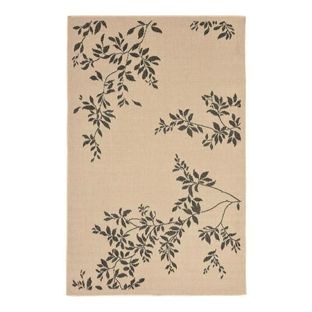 Terrace Patio Rug - Liora Manne Terrace 1752/67 Vine Neutral Area Rug 23 Inches X 35 Inches