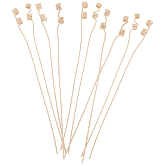 WEAVILUX  10 Pcs Essential Oil Diffuser Sticks Rattan Aromatherapy Accessories Long Stick Home