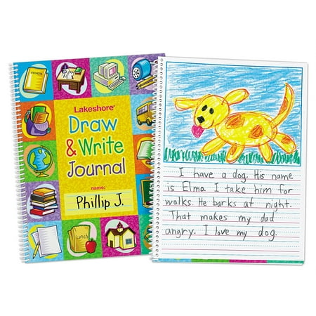 Lakeshore Draw & Write Journal, Super-appealing journal is perfect for building language skills and inspiring creativity in kids By Lakeshore Learning (Best Lakeshore Learning Toys)