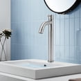 thumbnail image 3 of Bathroom Faucet, Cold Water Tap Brushed Finish Cold Water Control  for Bathroom Tall Bent, 3 of 7
