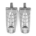 thumbnail image 4 of Krator Spear Foot Pegs, Chrome, Foot Control Component, 1 Pair, Compatible with Harley Davidson XG750 Street 750 2015-2020, 4 of 6