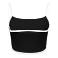 thumbnail image 5 of JIAYUE Women's Tank Tops Solid Color Sleeveless Workout Square Neck Longline Sports Vest Support Crop Yoga Spaghetti Strap Built In Bras Classic Female Camisole, 5 of 5