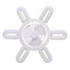 thumbnail image 1 of Lámpara de techo con ventilador eléctrico E27, ventilador de techo con enchufe ajustable de 60W, 3 velocidades, con luz, 1 of 9