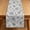 Blue Toile Pattern, variant on ARTSLION Waterproof Table Runner 13x480 Inch Polyester Wipe Clean Patio Garden Dining Decor