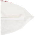 thumbnail image 5 of Violet Linen Seasonal Christmas Santa Claus Actions Pattern, Polyester, Super soft feel faux suede fabric, digital print, Santa Clau Wishes, White, 18 Inch by 18 Inch, Decorative Throw Pillow, 5 of 6
