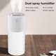 thumbnail image 4 of Portátil Mini Humidificador Aéreo 400ml Pulverizador Aroma Aceite Esencial Difusor Atomizador Steam Maker Night Light Kids Room Dormitorio Blanco Inevent HA009642-01B, 4 of 6
