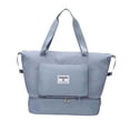 thumbnail image 2 of Bolsa de viaje, bolsa de fin de semana, bolsa deportiva resistente al desgarro para ropa Azul, 2 of 9