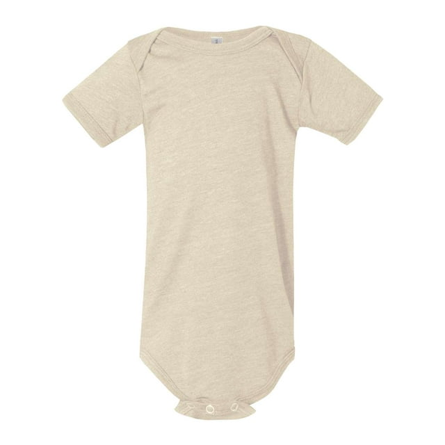 Bella Canvas Cache-Couche en Jersey pour Bébé, 12-18, Gris Chiné Poussière