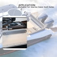 thumbnail image 4 of Transom Support Plate, Aluminum Outboard Motor Transom Support Plate Precise Fit 12in X 2in  for Lower Bolt Holes, 4 of 7