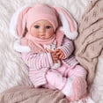 thumbnail image 3 of Muñeca Reborn Bebé Ziva de 43 cm con Atuendo de Conejito BABESIDE, 3 of 8