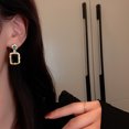thumbnail image 2 of Conjunto de collar de pendientes de esmeralda de circón para mujer JAMW Sencillez, 2 of 5