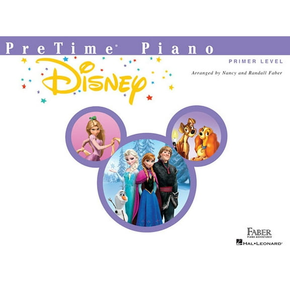 Pretime Piano Disney Beginner Piano Songbook Easy Disney Sheet Music for Kids and Students Primer Level Arrangements fro, (Paperback)