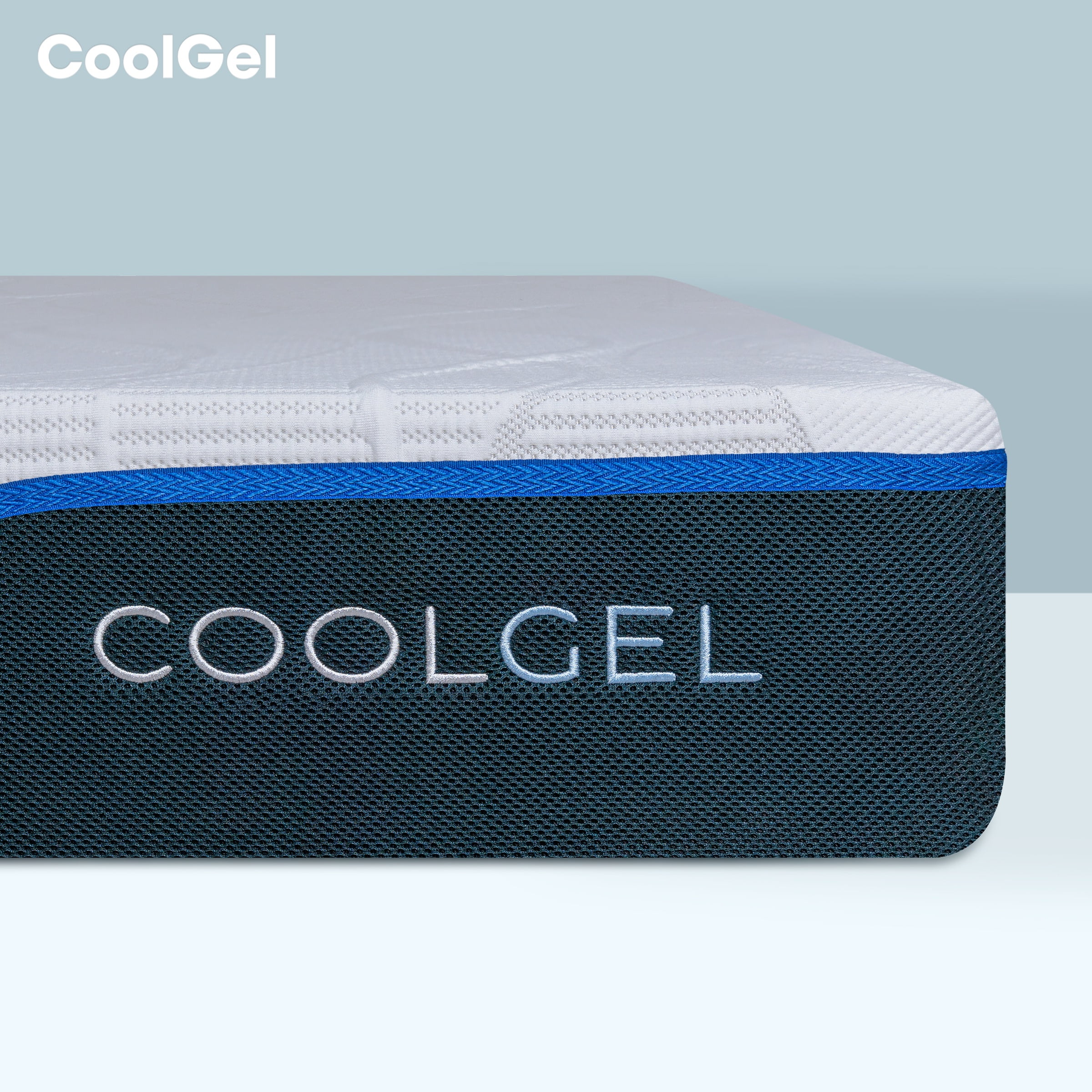 Cool Gel Luxe 8" Twin-XL Medium Tight Top Gel Memory Foam Mattress, with Antimicrobial Cover