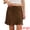 Brown, variant on DARING DIVA Women's High Waist Casual A-Line Flared Skirts X-Small Beige