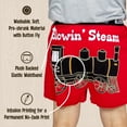 thumbnail image 5 of LazyOne Funny Boxers, Novelty Boxer Shorts, Humorous Underwear, Gag Gifts for Men, Train, Railroad, Engine, Smelly, Gas, Fart (Blowin' Steam, Small), 5 of 7