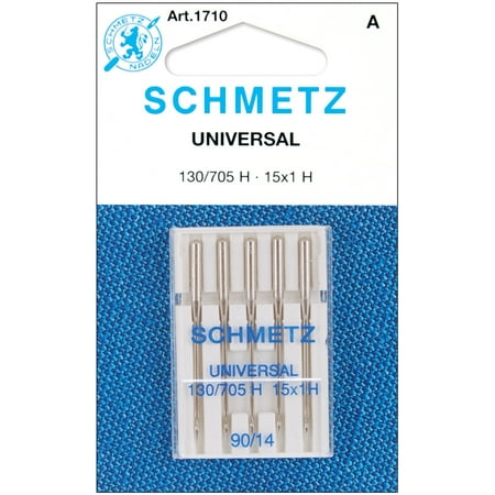Schmetz Size 90/14 Universal Sewing Machine Needles, 5 (Best Sewing Machine Needles)