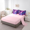 thumbnail image 5 of Homewish Kawaii Animal Salamander Bedding Comforter Set 7-Piece for Boys Girls,Ocean Axolotl King Bedding Sets,Abstract Botanical Mushroom Ultra Soft Bed Sheets,Super Cozy Room Decor,Reversible, 5 of 8