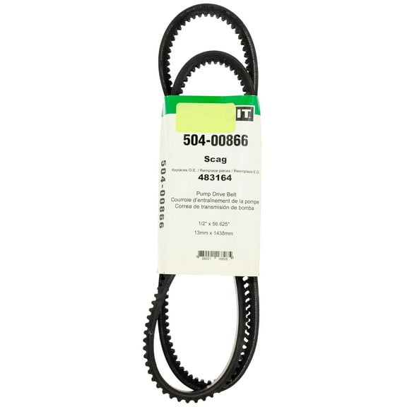 SureFit Pump Drive Belt for 483164 Scag Z-Cat SMZC36 SMZC42 SZC36 SZC42