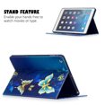 thumbnail image 4 of iPad Air Case, Allytech PU Leather Lightweight Stand Cover Wallet Case with Card/ Cash Slots for Apple iPad Air 1st (Model:A1474 A1475 A1476), Blue Butterfly, 4 of 6