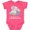 Pink, variant on Inktastic My Gigi Loves Me to the Moon and Back Elephant Family Boys or Girls Baby Bodysuit