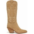 thumbnail image 2 of Sam Edelman Women's James Western Boot Safari Tan Suede Wide Calf 8.5M, 2 of 5