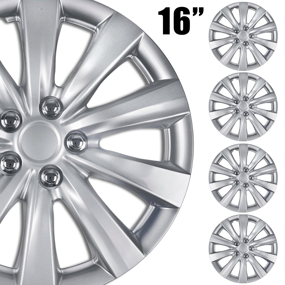 (4Pack) BDK Premium Hubcaps 16" Wheel Rim Cover Hub Caps OEM Style
