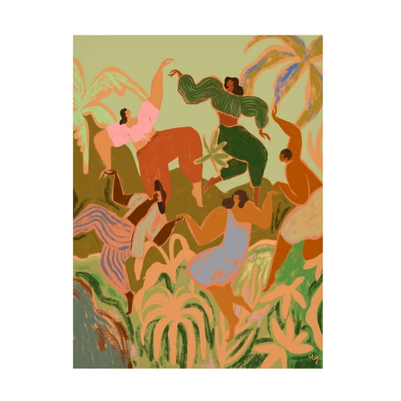 Trademark Fine Art Arty Guava  Spring Frolic Canvas Wall Art