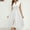 White, variant on Summer Xqxayjr Summer Flowy Swing Aline Maxi Long Smocked Sundress for Womens Beach Dresses Under $10 Casual 2025 Cap Sleeve Slit V Neck Cute White Formal Dresses