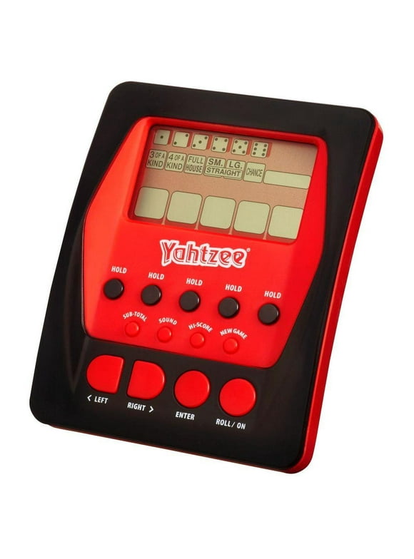 Electronic Yahtzee Game, Handheld Board Game for Kids and Family Ages 8 and Up, 1 Player