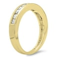 thumbnail image 3 of Dazzlingrock Collection 0.50 Carat (ctw) 14K Round Cut Diamond Stackable Anniversary Wedding Band 1/2 CT, Yellow Gold, Size 6, 3 of 6