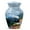 TRAIN-2, variant on MUKTIVE Train Cremation Urns for Men & Women, Cave Urn for Ashes Adult Male for Cremation, Aqua Blue Large Urns for Mom & Dad, Memorial Female Funeral Gift, 10 Inch
