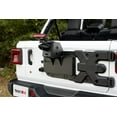 thumbnail image 4 of Fits 2018-2023 Jeep Wrangler JL Rugged Ridge Spare Tire Carrier 11546.57 Spartacus; Tailgate Mount; Allows Up To 40 Inch Tire; Powder Coated; Black; Aluminum, 4 of 4