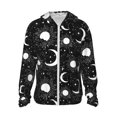 thumbnail image 1 of Lsque Crescent and Stars Pattern UPF 50+ Lightweight Sun Protection Men's Women's Long Sleeve Shirt, Hoodie Performance -Small, 1 of 7