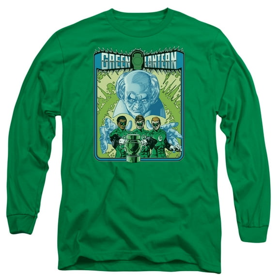 Green Lantern Gl #184 Cover Long Sleeve Adult 18/1 T-Shirt Kelly Green