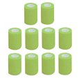 thumbnail image 1 of EeaseMX 10 rollos de vendajes cohesivos autoadhesivos, elásticos y resistentes, para primeros auxilios médicos (verde), 1 of 7