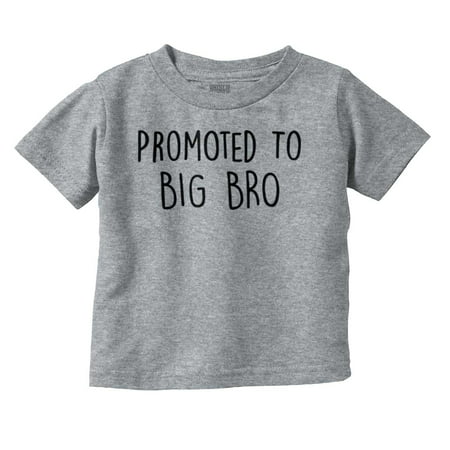 

Brother Boys Toddler Tshirts Tees T-Shirts Promoted To Big Bro Older Son Shower