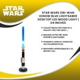 thumbnail image 7 of Star Wars Obi-Wan Kenobi Blue Lightsaber Desktop LED Mood Light | 24 Inches, 7 of 7