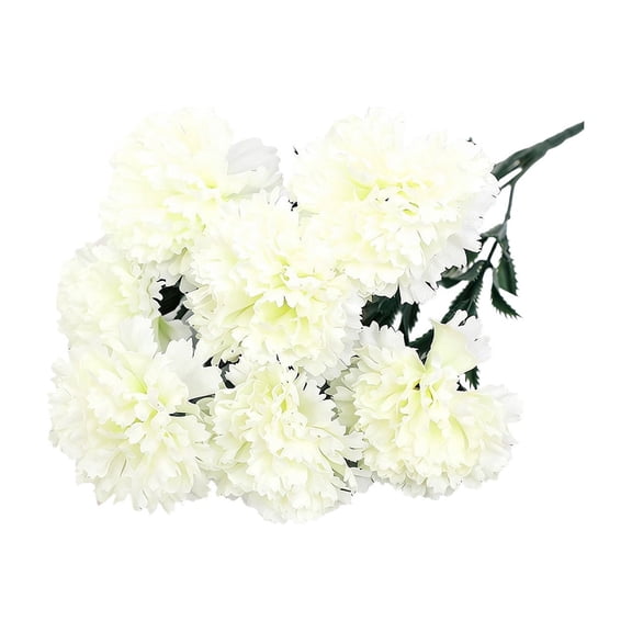 PBAZIH Artificial Carnation Flowers for Home Decor, Plastic Simulation Decoration, Elegant Gift for Mom, Perfect for Desktop Decorations and Holiday Celebrations, Meaningful and Thoughtful Present