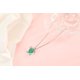 thumbnail image 2 of ATIMIGO Collar con colgante de tortuga marina verde, collar de ópalo creado, cadena de plata, joyería de animales, regalo para el día de la madre para mujeres, 2 of 5