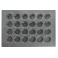 thumbnail image 2 of HUBERT® Muffin Pan 24 Cup Aluminized Steel with Silicone Glaze - 17 7/8 L x 25 7/8 W x 1 1/4 D, 2 of 3