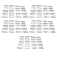 thumbnail image 1 of Guardurnaity Dijes de llavero exquisitas letras creativas accesorio de joyería decoraciones colgantes hacer colgante de adorno para artesanías Ropa, zapatos y accesorios Miscelánea Plata 100 Stück Guardurnaity AP009434-04, 1 of 4