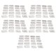 thumbnail image 1 of Sonducket Dijes de llavero exquisitas letras creativas accesorio de joyería decoraciones colgantes hacer colgante de adorno para artesanías Ropa, zapatos y accesorios Miscelánea Plata 100 Stück Sonducket AP009434-04, 1 of 4