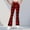 Red, variant on OGLCCG Teens Girls Plaid Flare Leggings High Waist Soft Thermal Fleece Lined Athletic Yoga Pants Casual Winter Warm Bell Bottoms 5-16 Years