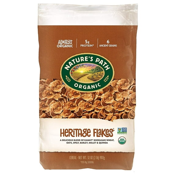 Nature's Path Organic Heritage Whole Grain Flake Cereal 32 oz